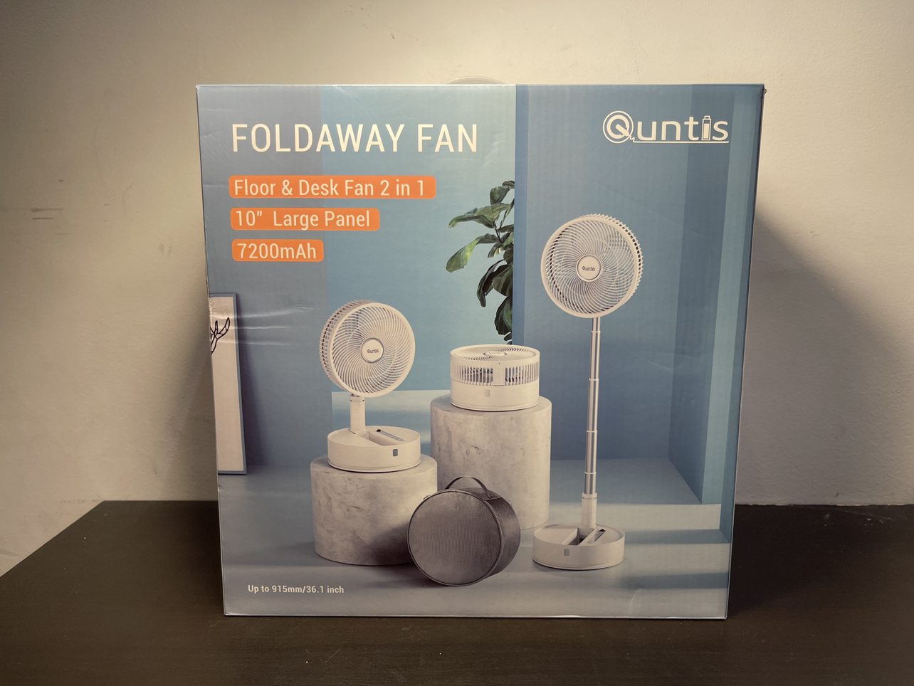Foldable Floor Fan, Table Fan, Adjustable Wind Direction, BNIB image indicator(2)