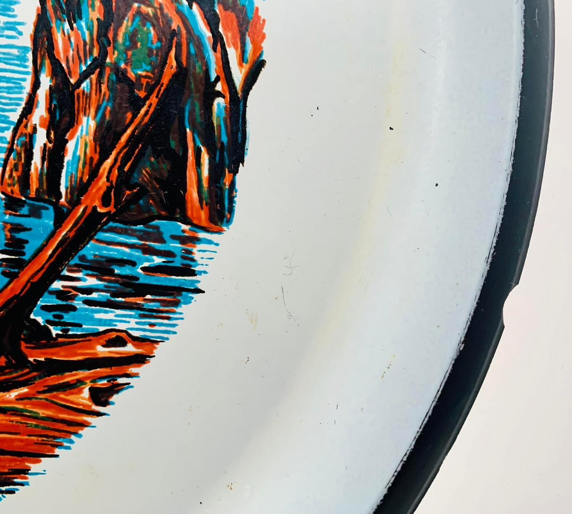 Vintage Bakelite Tray marked Japan 13 inches image indicator(3)