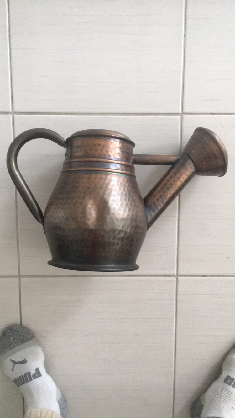 1000🥕Antique Beautiful Style Large Copper Watering Can image indicator(2)
