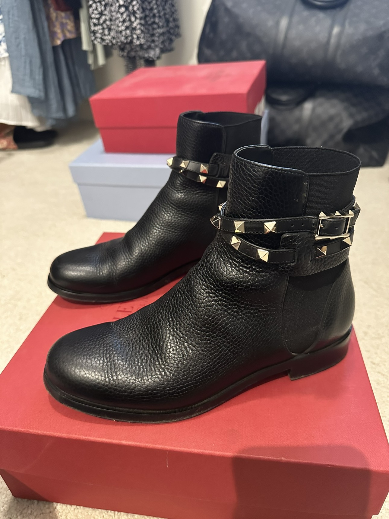 Valentino rockstud boots size 37 - photo 2
