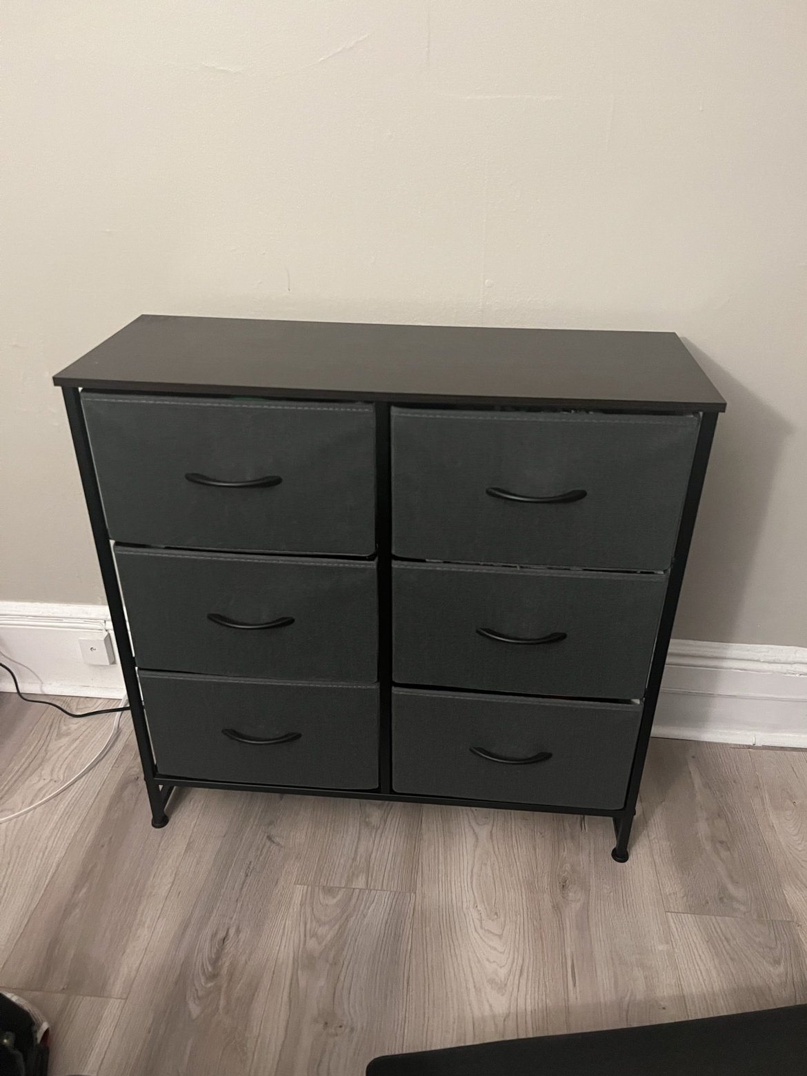 Fabric Dresser - Dark Gray