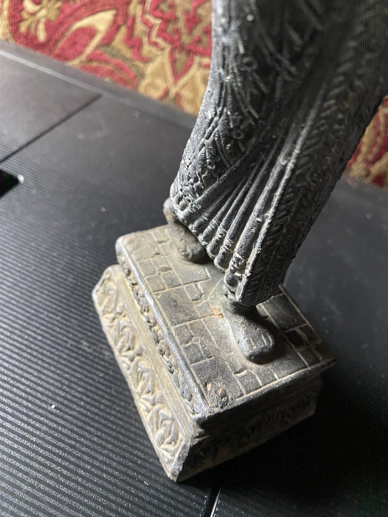 Asian Antique Statue heavy made of solid steel - photo 5
