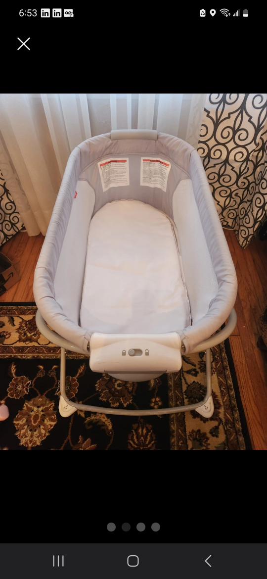 Fisher price bassinet. Like New!