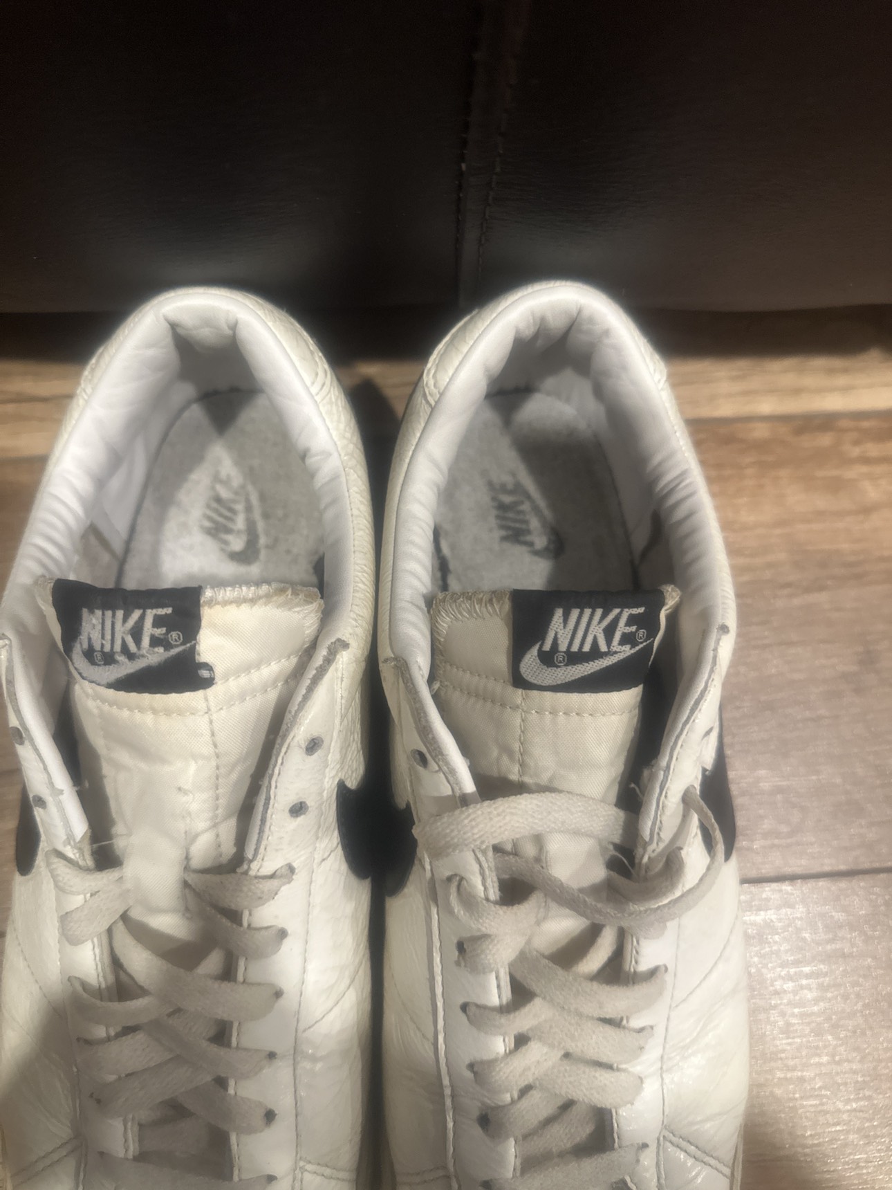 2008 Nike Blazer Low Classic Premium “Creased Patent Pack” White - photo 5