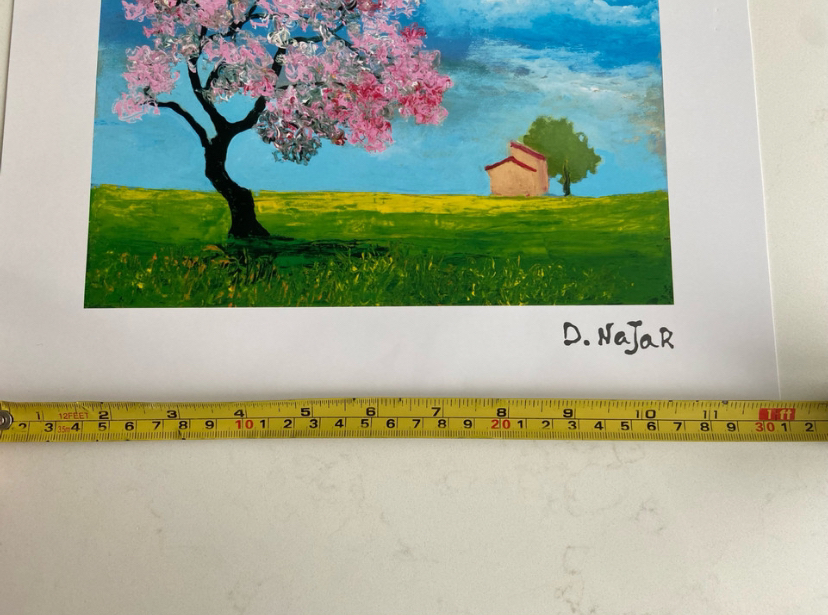 David Najar - Rural Home - Lithograph - photo 2