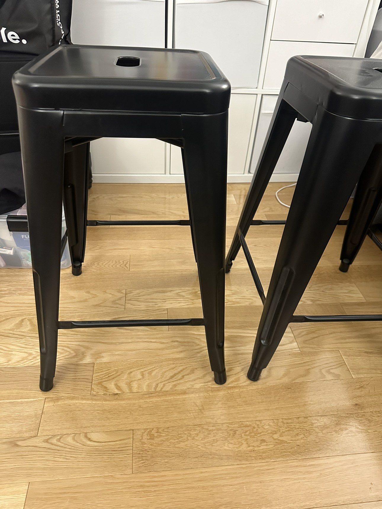 Two Metal Stools - photo 2
