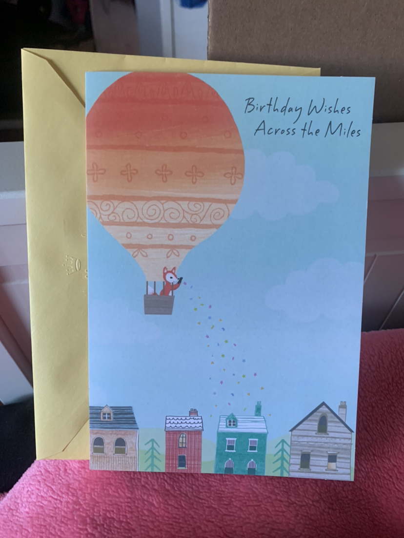 🧡Birthday Wishes Across the Miles card - Hallmark thumbnail
