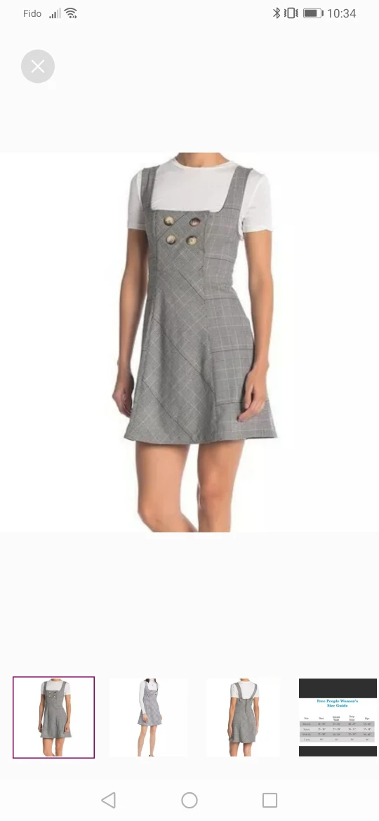 free people s12 dress thumbnail