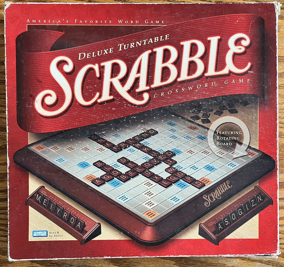 Deluxe Turntable Scrabble Crossword Game - $20