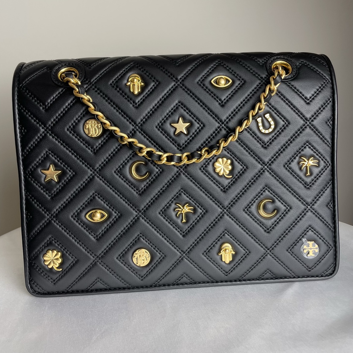 Tory Burch Fleming Charm Large Convertible Shoulder Bag