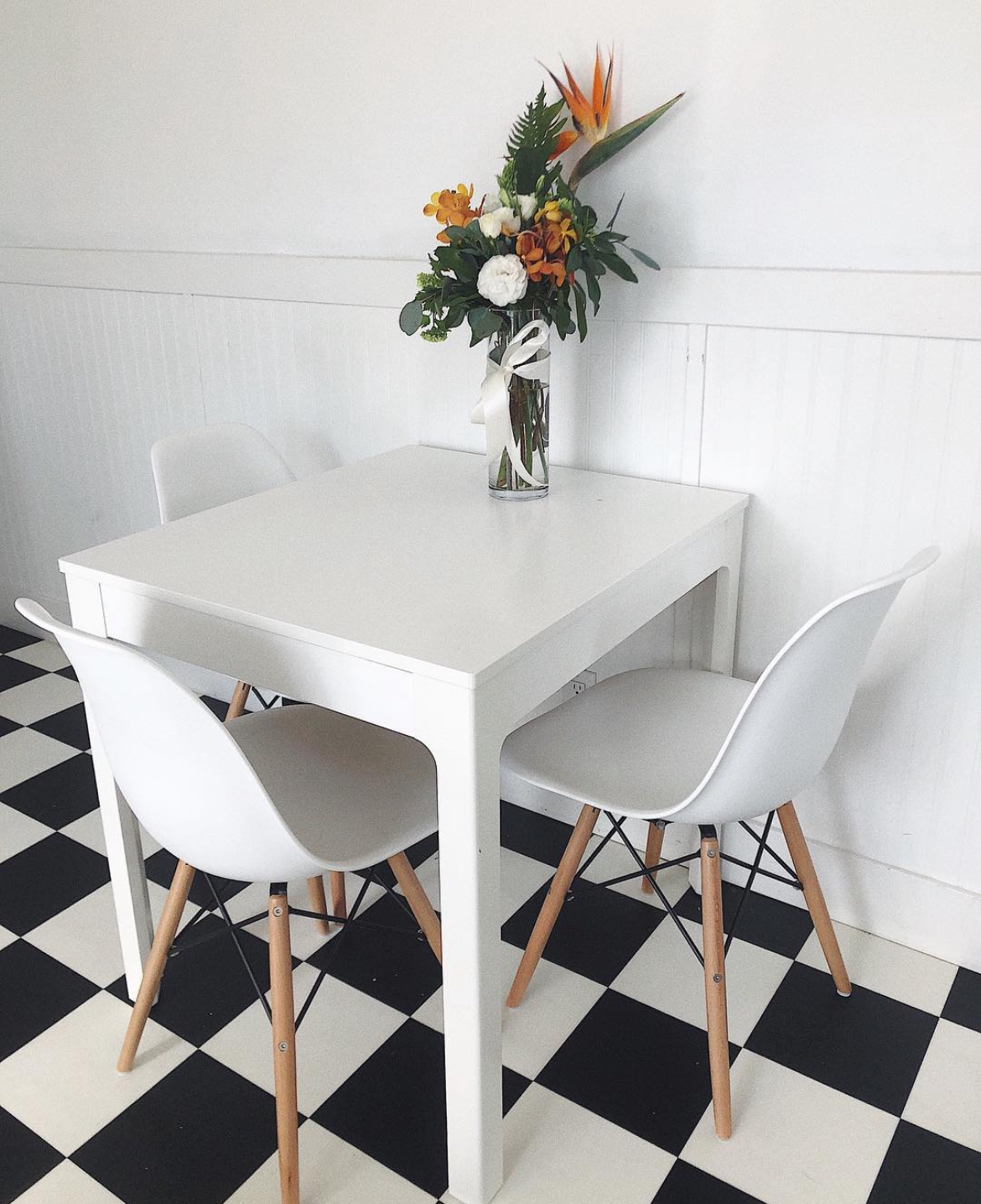 Minimalist and Clean • IKEA white table