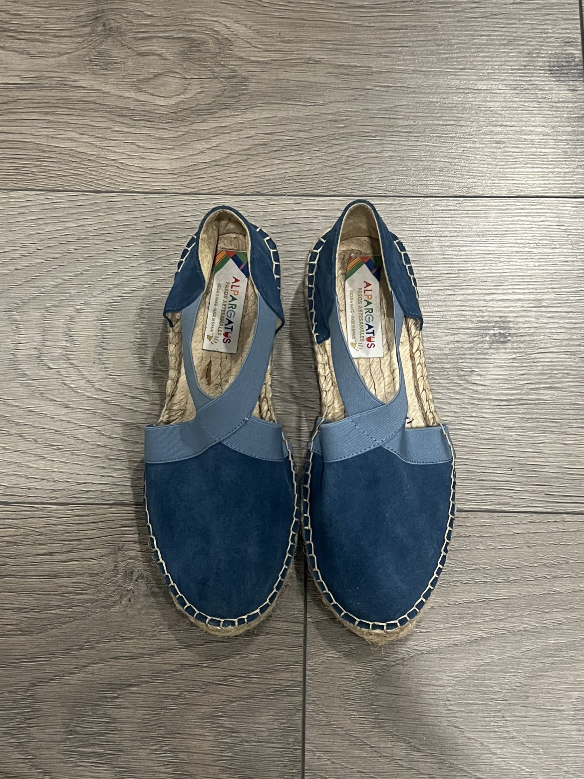 Espadrilles in navy suede/ shoes/ size 35 thumbnail