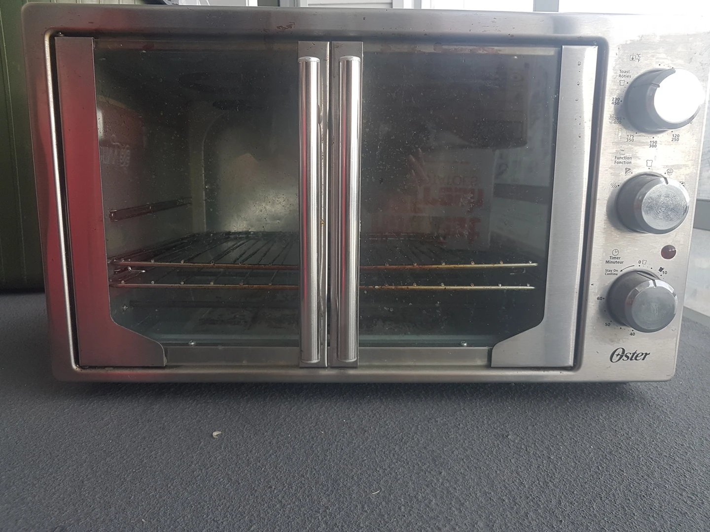 countertop double door oven