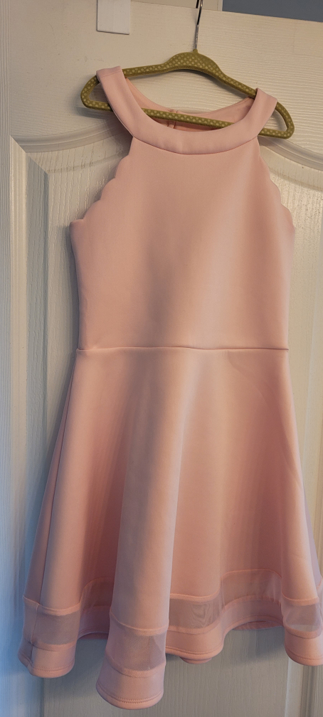 Lipsy Girls Pink Dress sz 9-10 years image indicator(2)