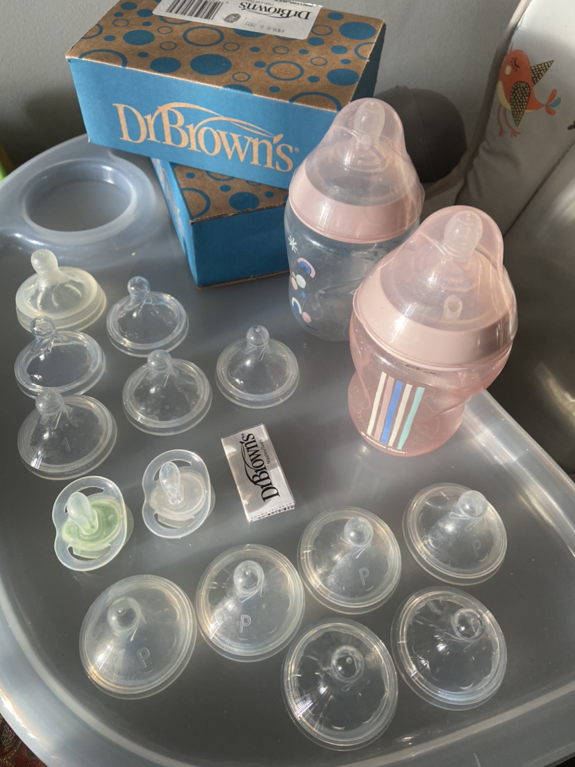 Infant bottle nipple and milk bottle thumbnail