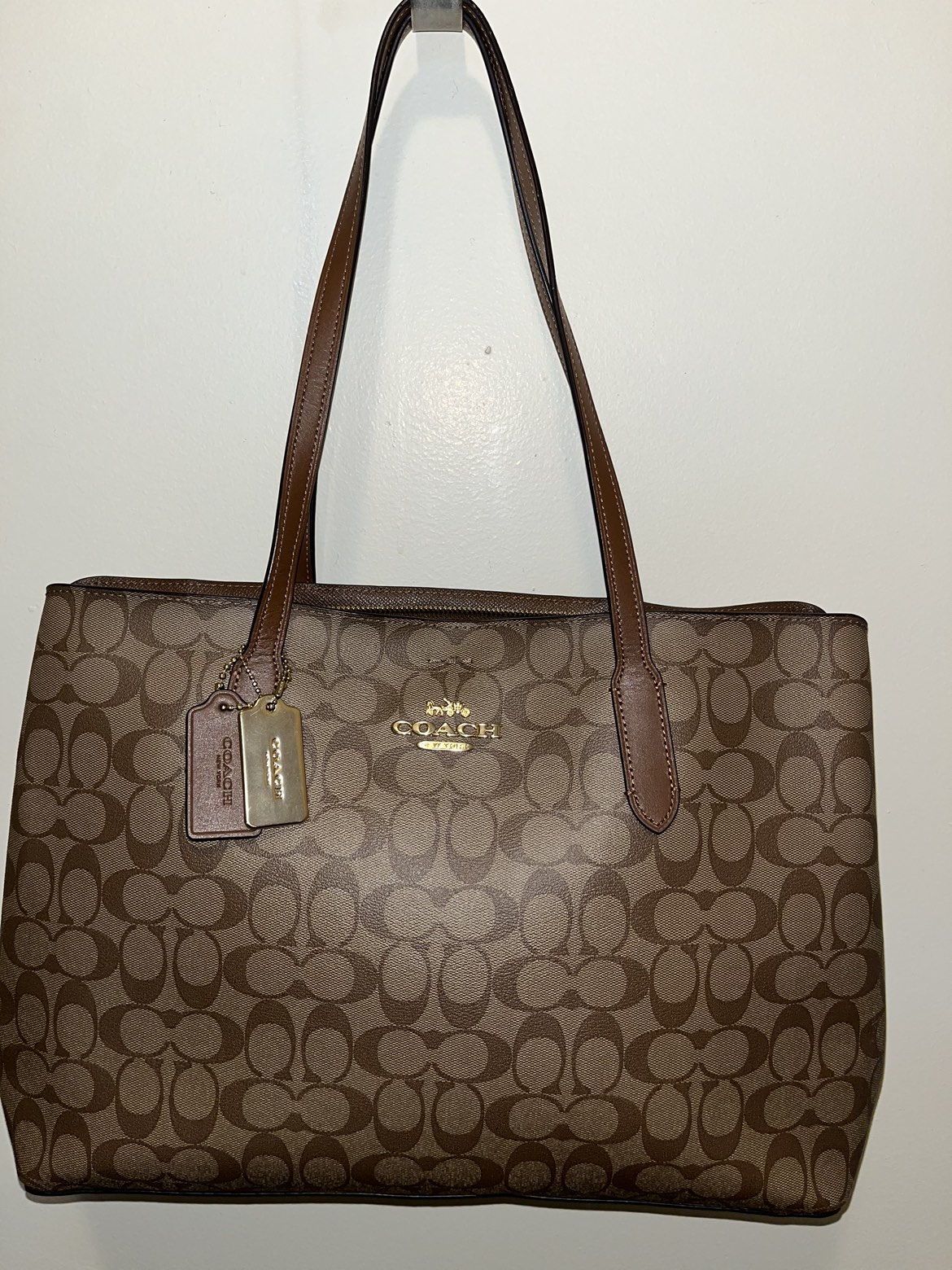 Authentic Vintage Coach NEW YORK City Tote Bag