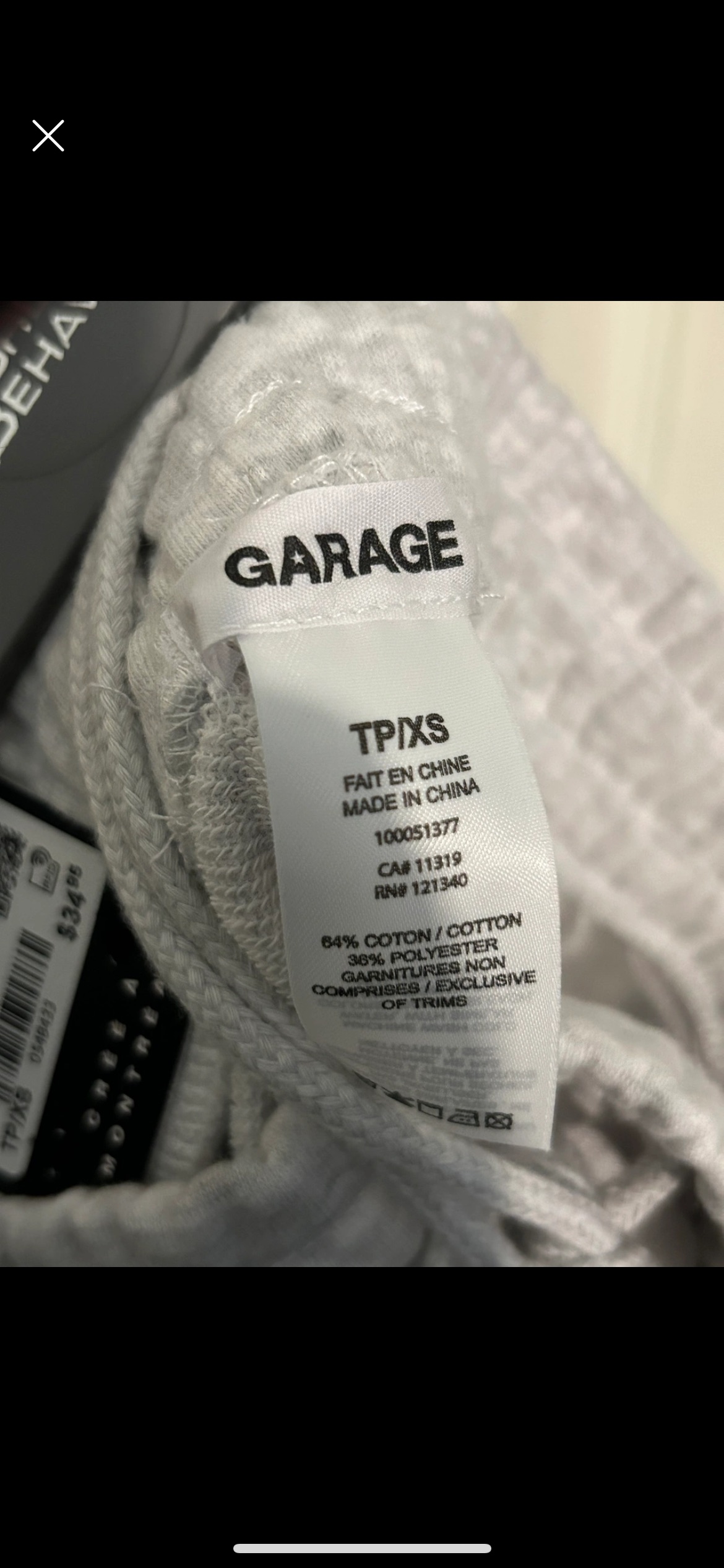 Garage Joggers size XS image indicator(7)