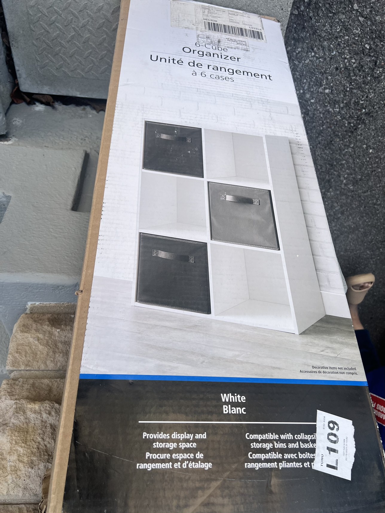 6 cube organizer