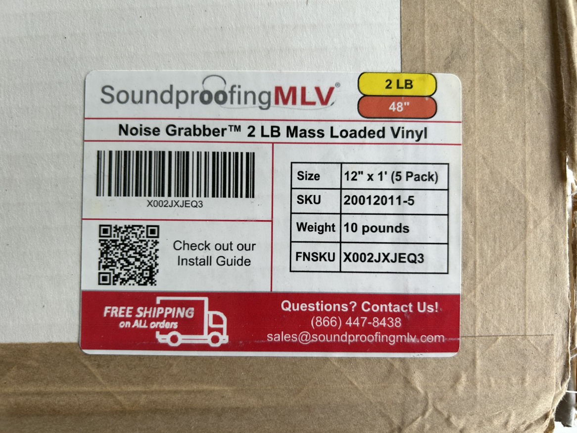 Soundproofing Noise Grabber 2 lbs Mass Loaded Vinyl - photo 3