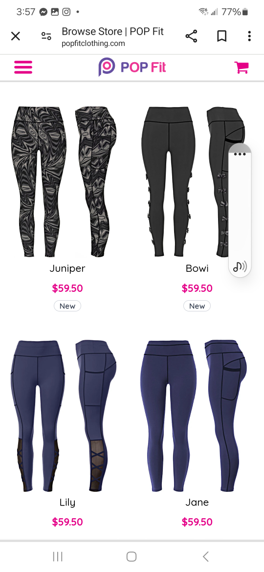 5 pair pop fit leggings thumbnail