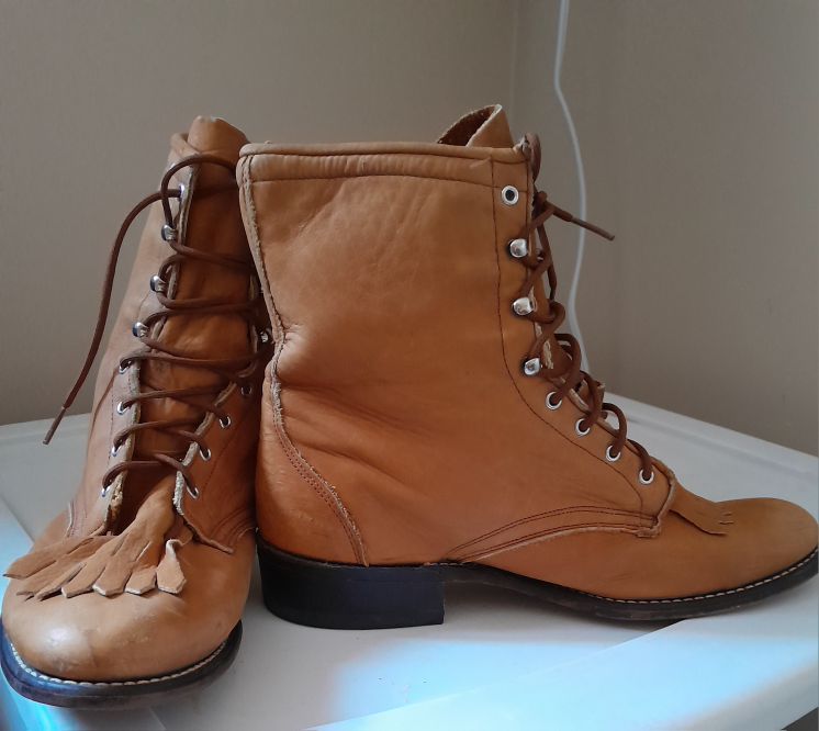 Laredo tan fine leather booties - photo 3