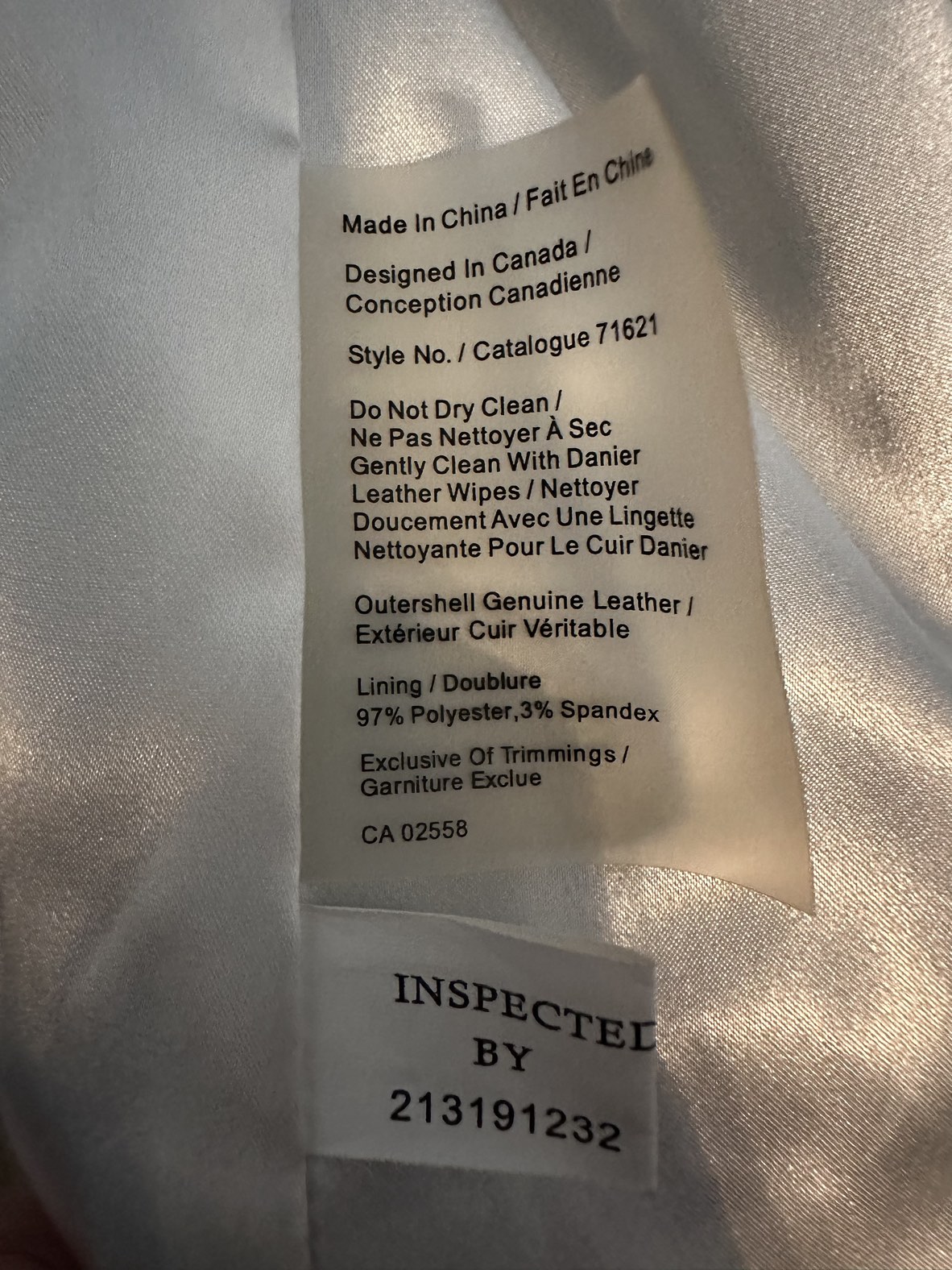 Danier Blue Leather Jacket - photo 4