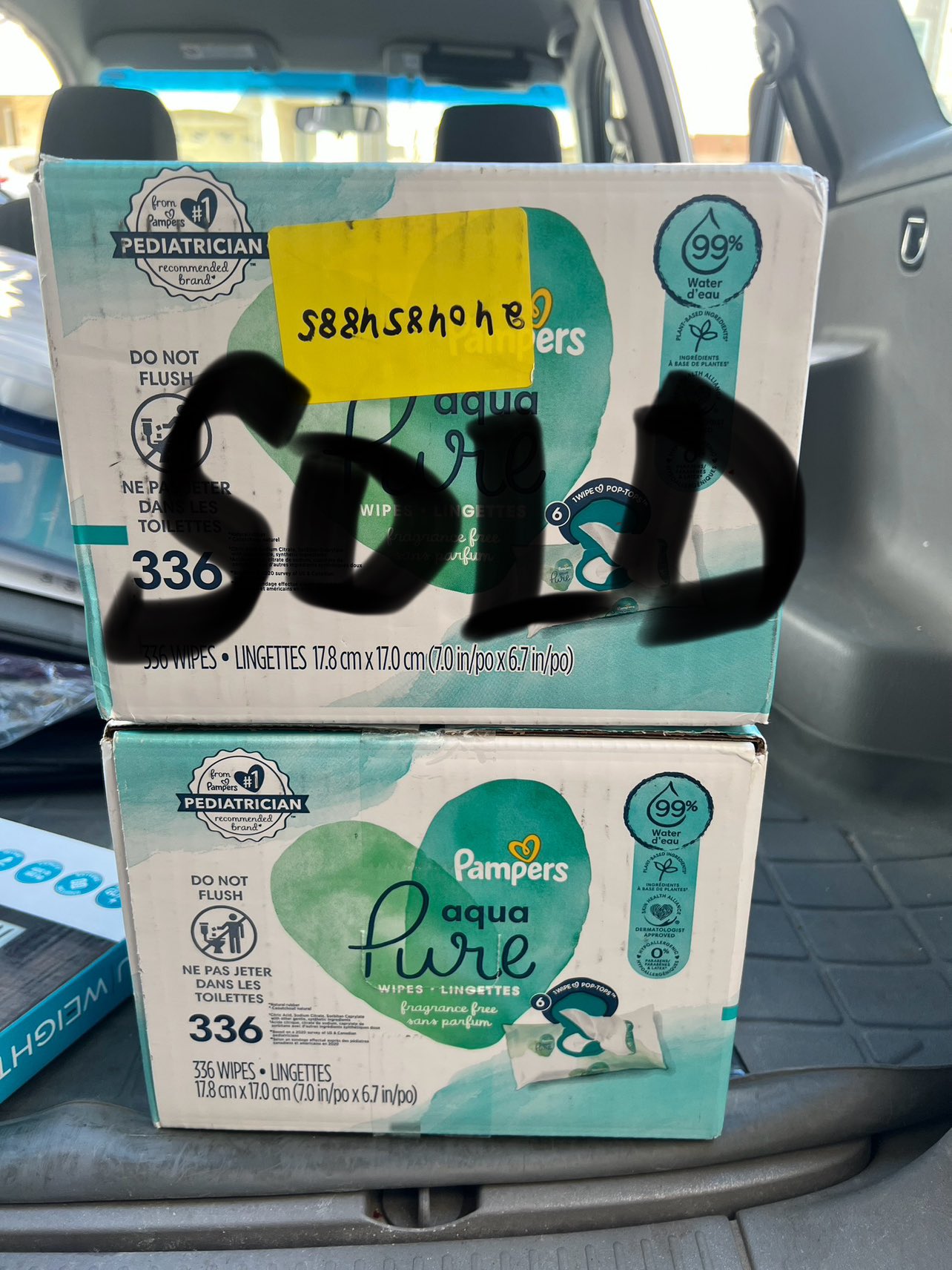 Pampers baby wipes 336 wipes