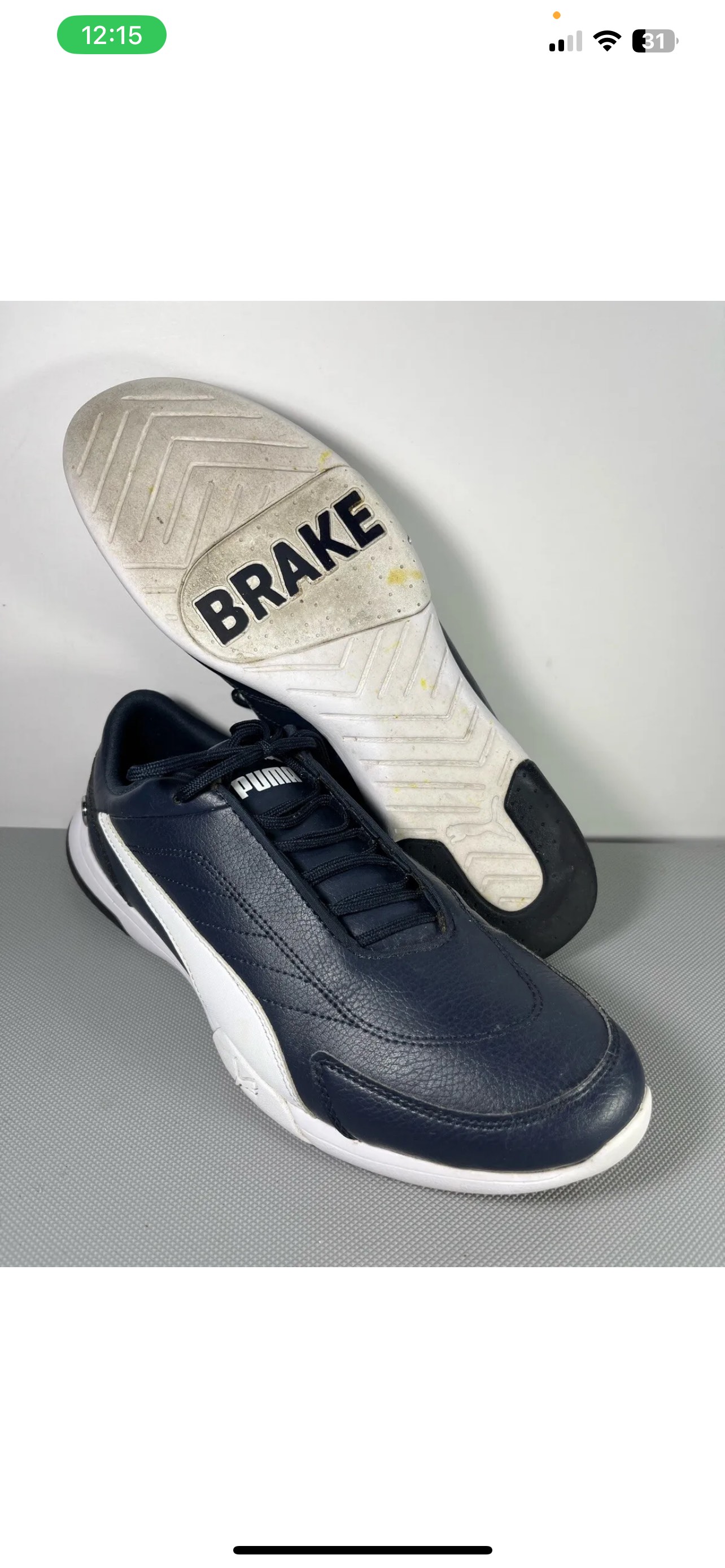 puma mens shoes BMW M Motorsport Kart Cat III Trainers Size 8.5 image indicator(2)