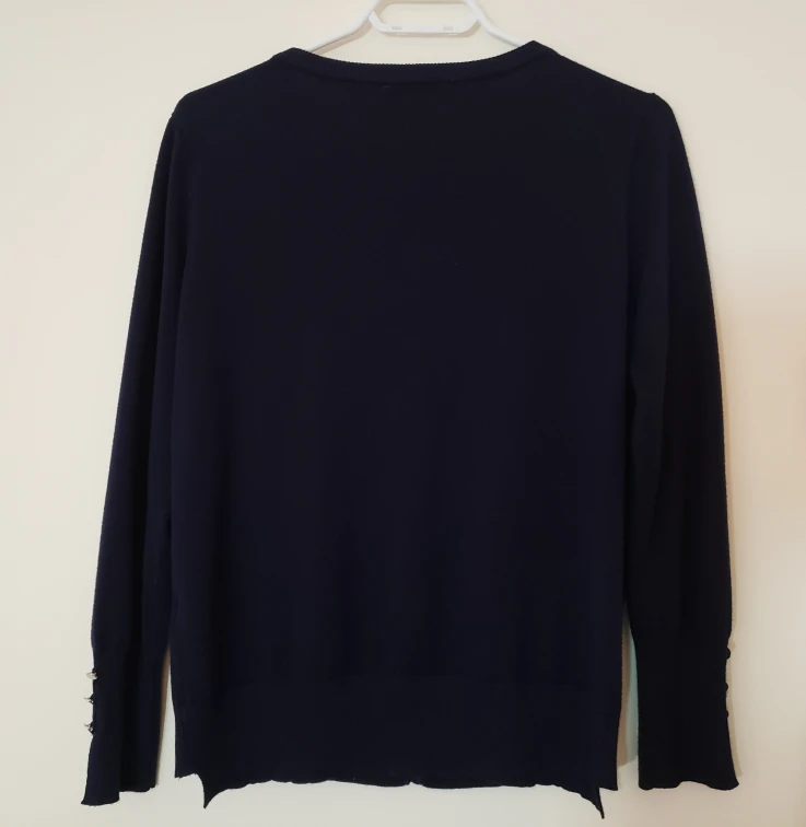 Navy Blue Basicxx Women's Size 12 Cardigan image indicator(2)