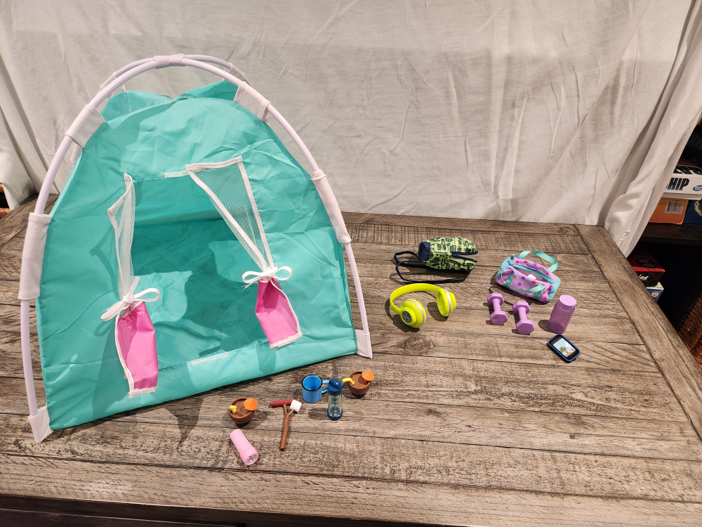 American Girl Tent and accessories