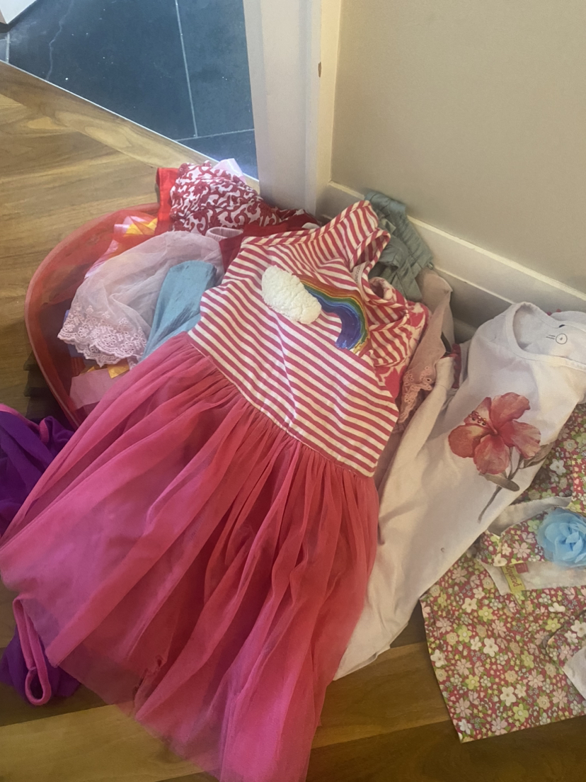 Free assorted girls clothes size 3-6.