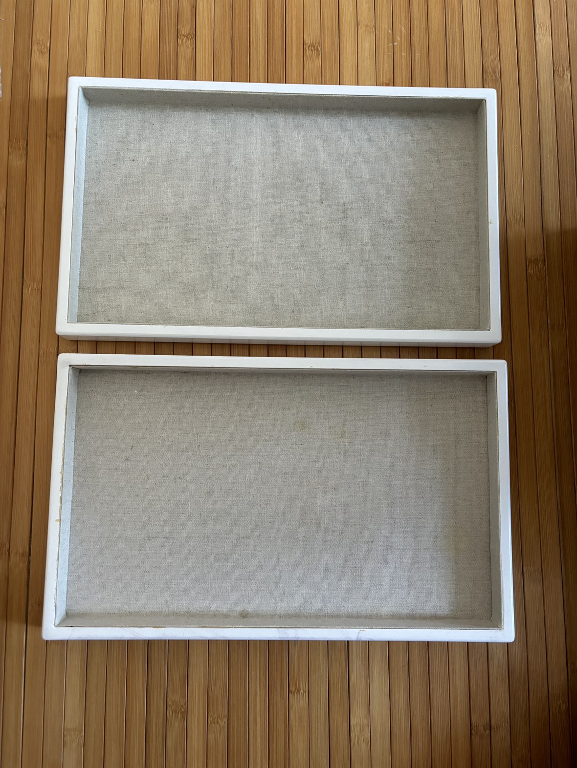 Two wooden Jewelry trays thumbnail