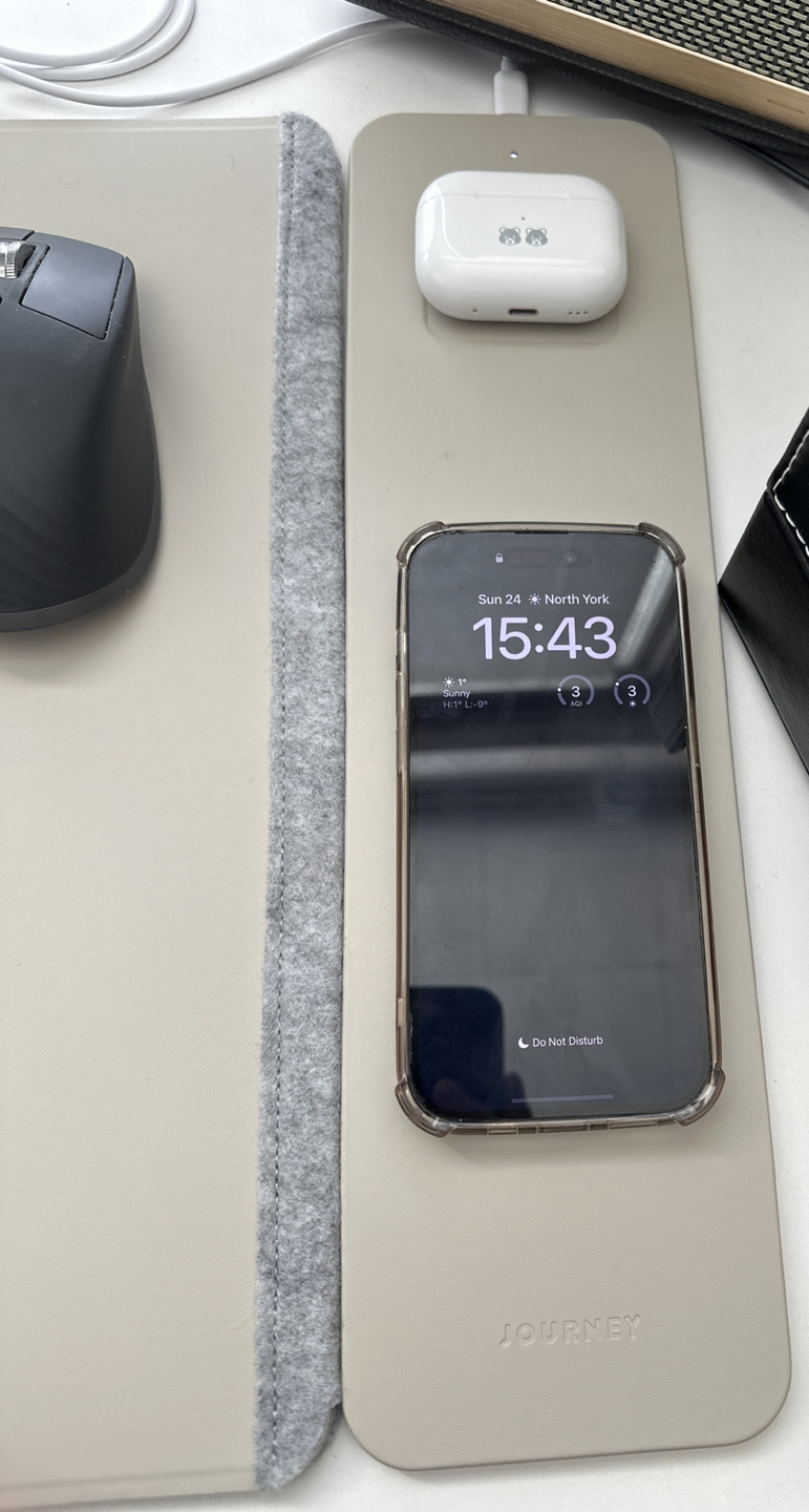 Wireless Charging Desk Mat - photo 3