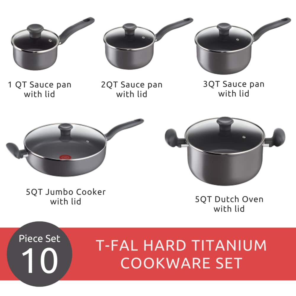Brandnew Lagostina/T-Fal Non-Stick Cookware Set, image indicator(6)