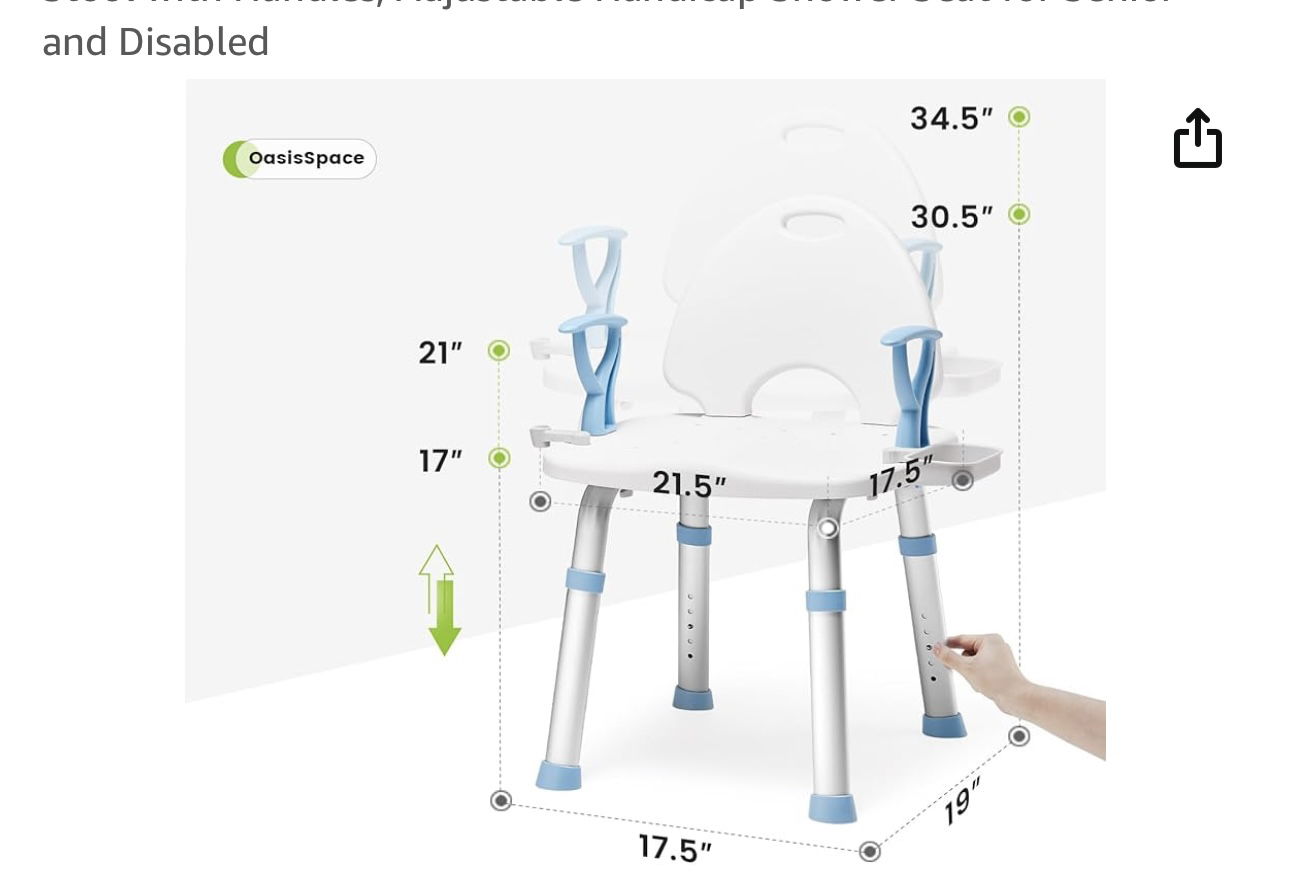 Oasis Space shower chair - photo 5