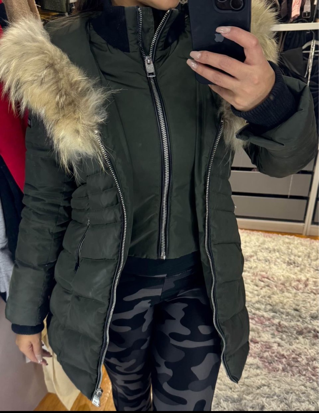 NB Series by Nicole Benisti Olive Green Winter Jacket S image indicator(10)