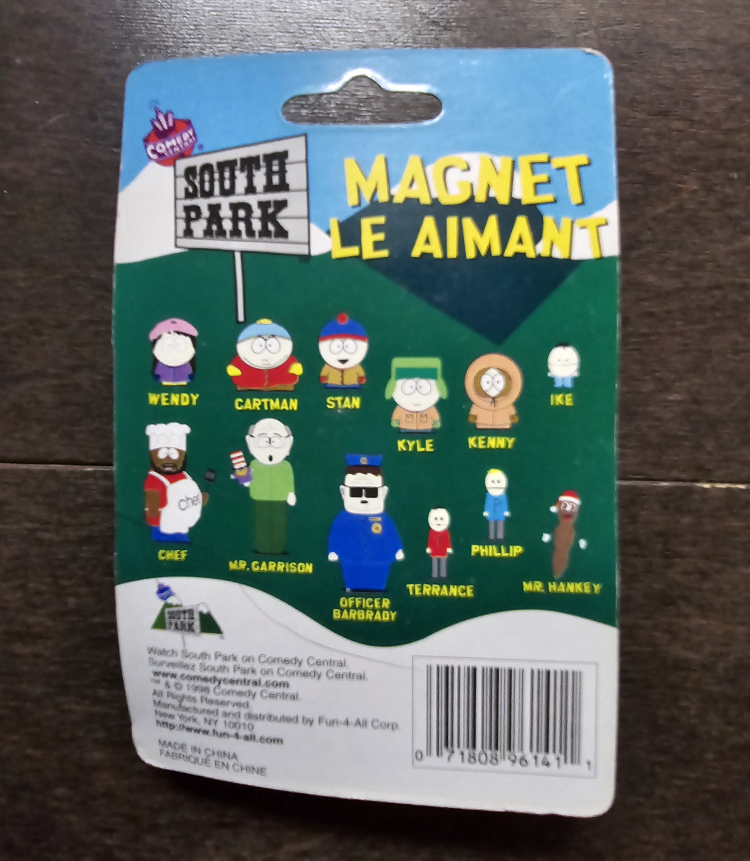 South Park 3D 1998 Vintage Fridge Magnets - UNOPENED image indicator(2)