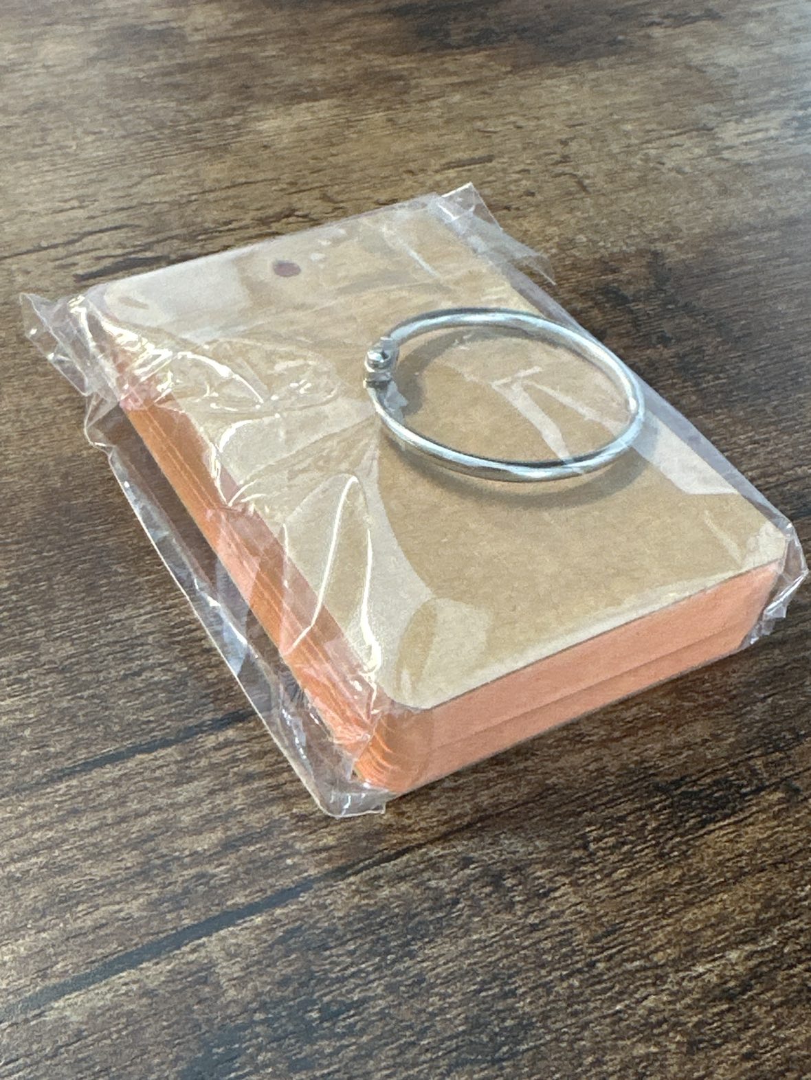 Cue card with rings #freecycle - photo 3