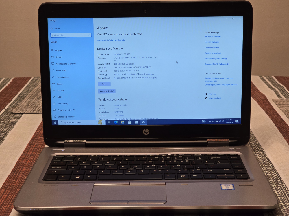HP Probook 640 G2 14" Core i5 4G 256G - photo 2