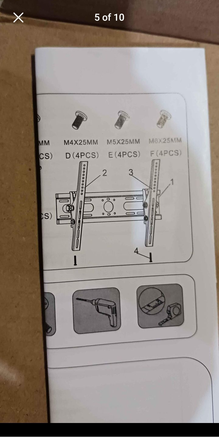 brand new tiger Clow wall mount, TV size 23" to42" image indicator(5)