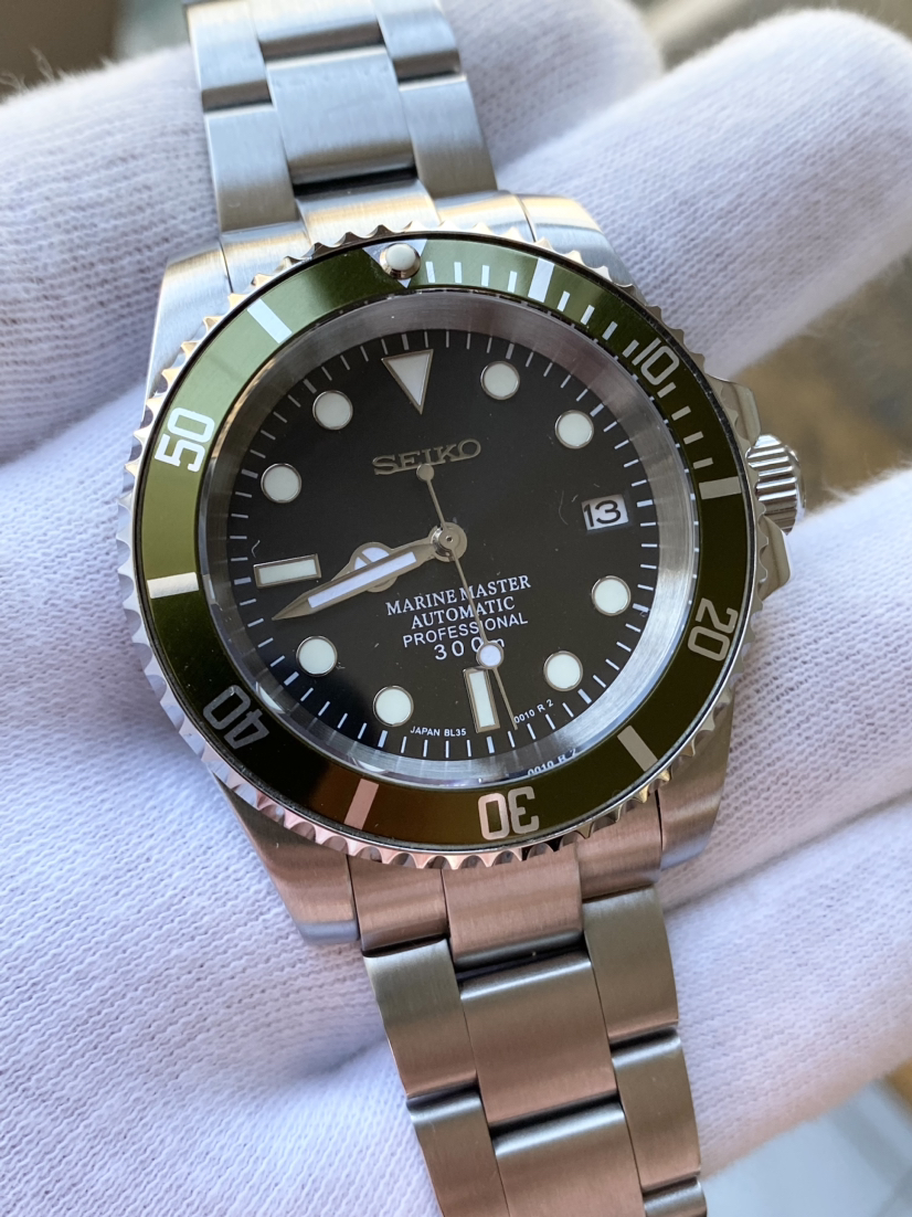 Seiko Custom Mod 40MM NH35a Automatic Dive Watch image indicator(3)