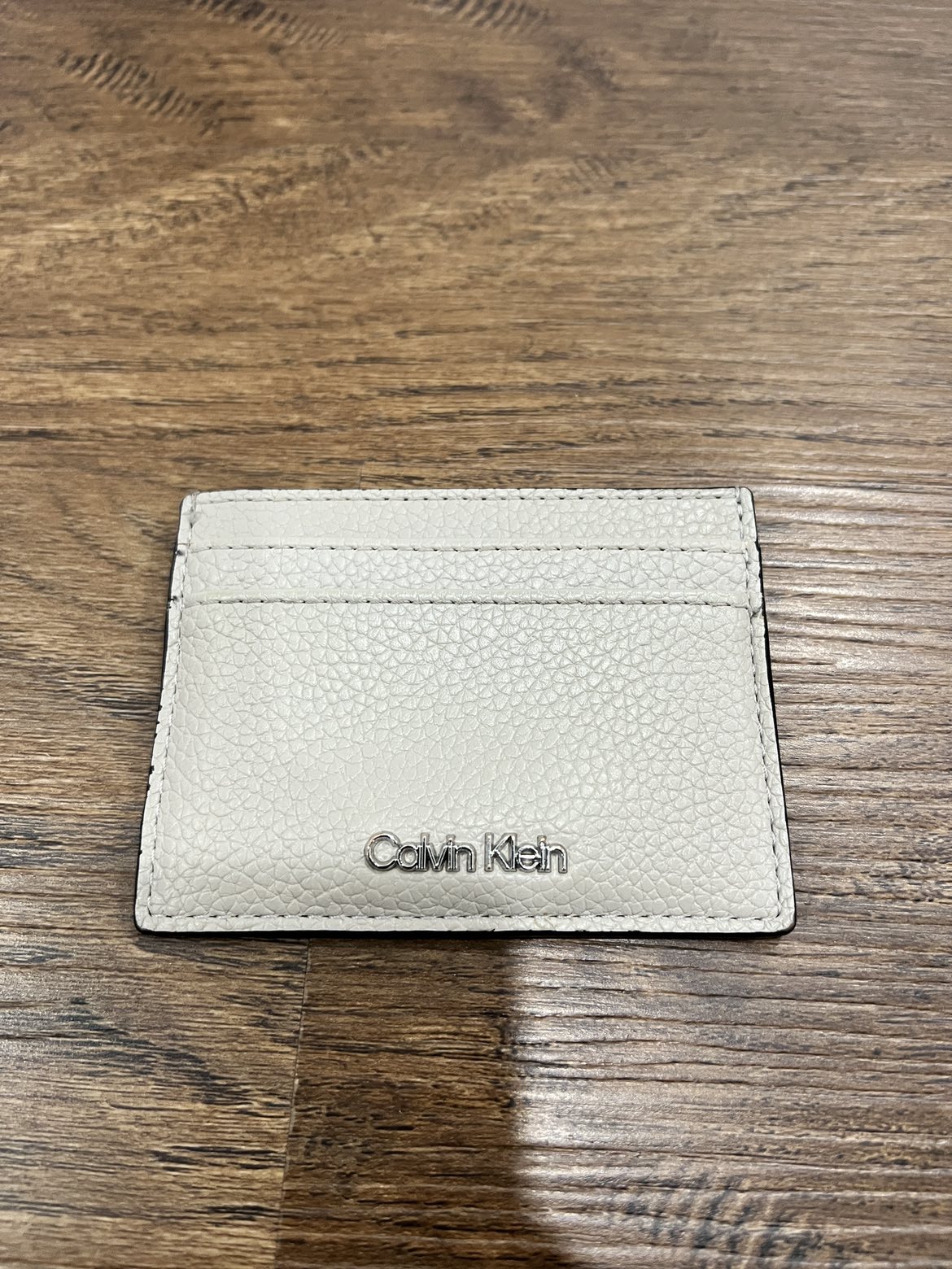 Leather Calvin Klein card holder, bought but hardly used