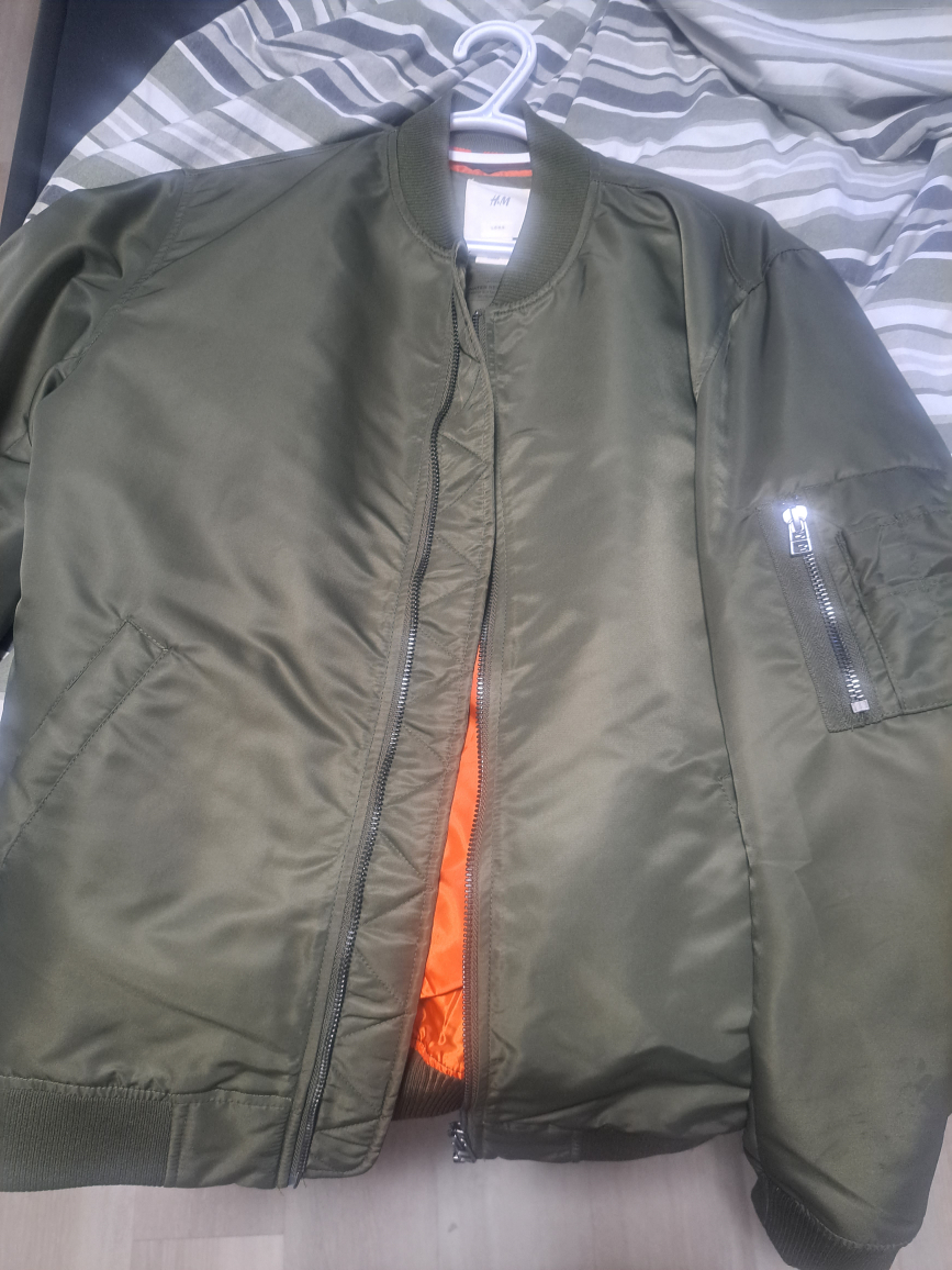 h&m jacket small fits like a medium