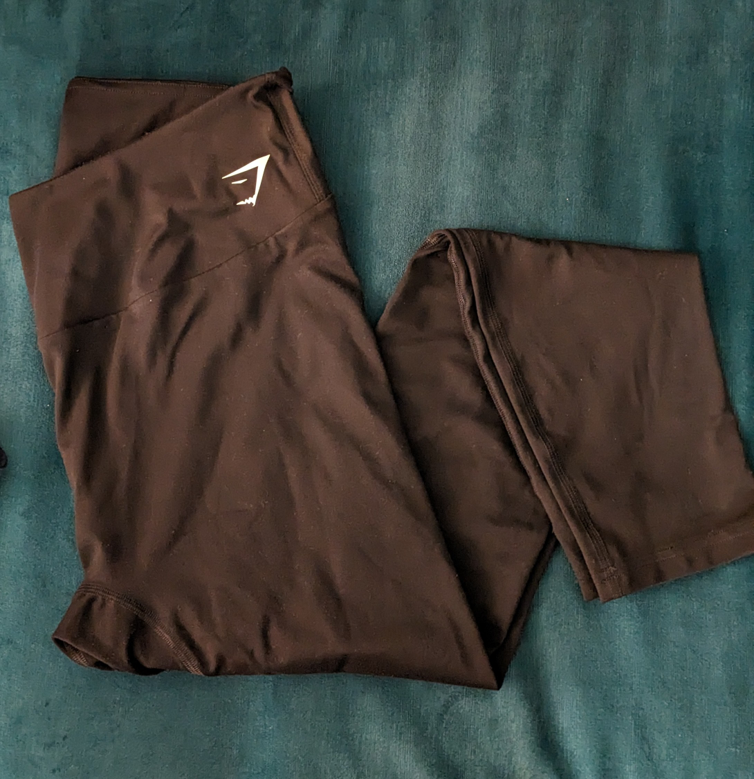 Gymshark Training Leggings (Black and Navy) - photo 4