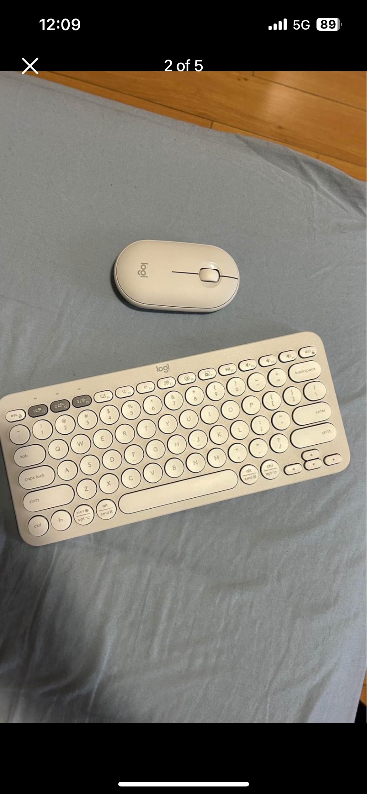 Logitech Bluetooth keyboard and mouse