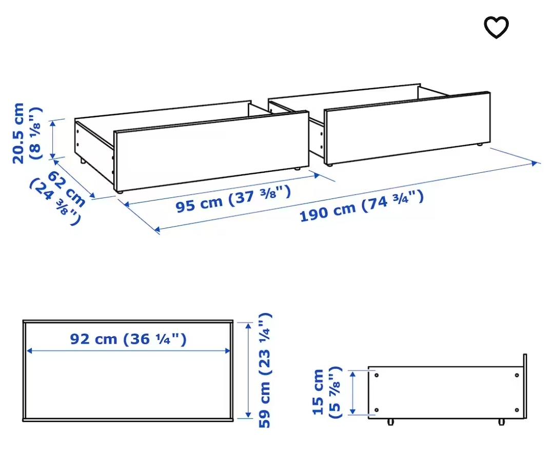Brand New in Box IKEA MALM Drawer image indicator(2)