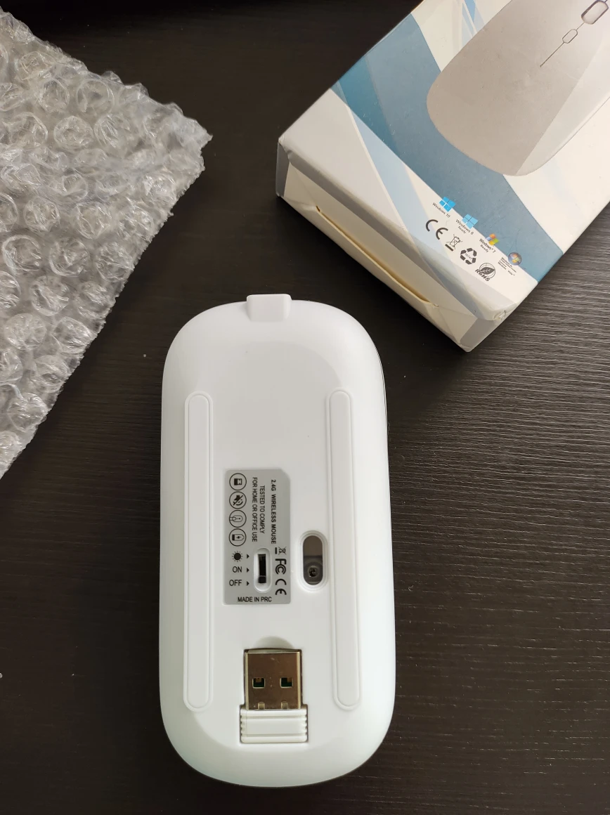 🥕 Wireless LED light Mouse image indicator(2)