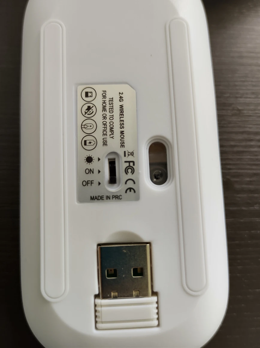 🥕 Wireless LED light Mouse image indicator(4)