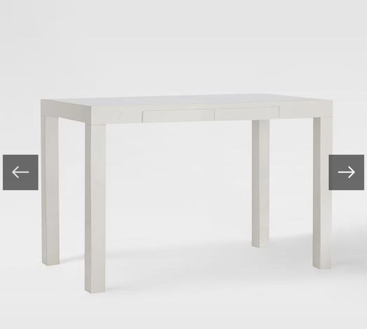 West Elm Parsons Desk - photo 2