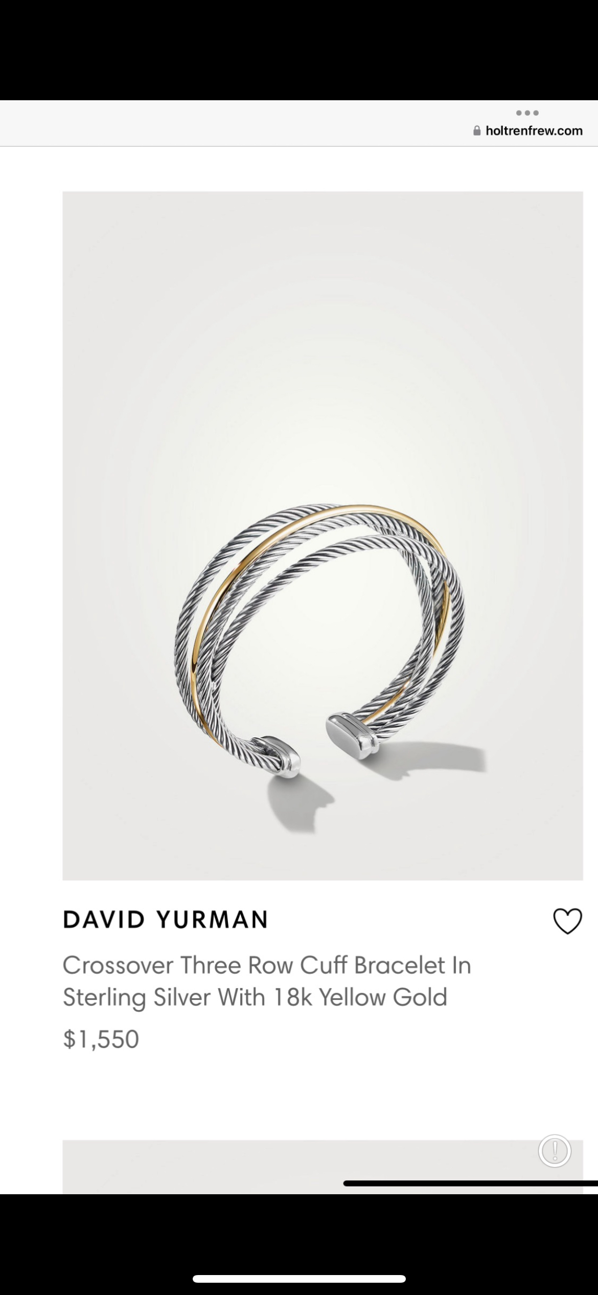 David Yurman Crossiver bracelet thumbnail